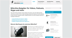 Desktop Screenshot of ansteckmikrofon.com